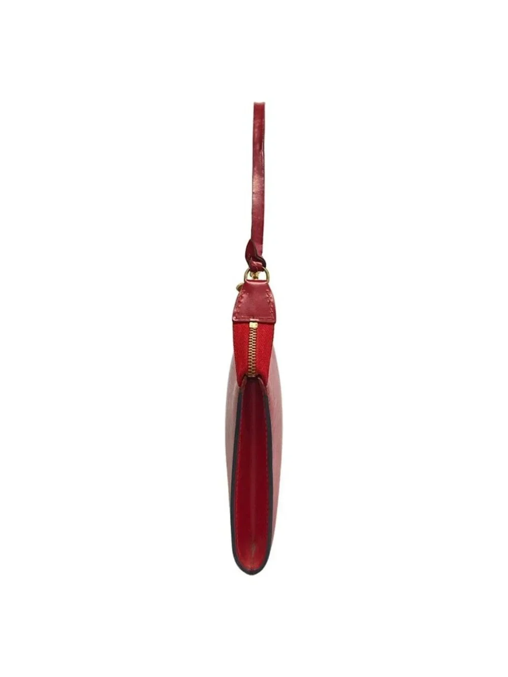 Louis Vuitton Handbag Epi Pochette Castilianred Leather